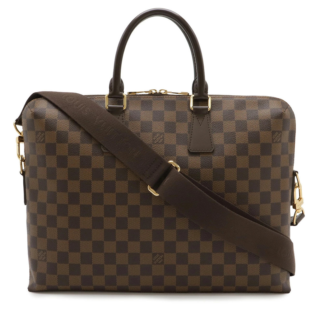 LOUIS VUITTON Damier PDJ Port Jour Business Bag Briefcase Handbag Shoulder